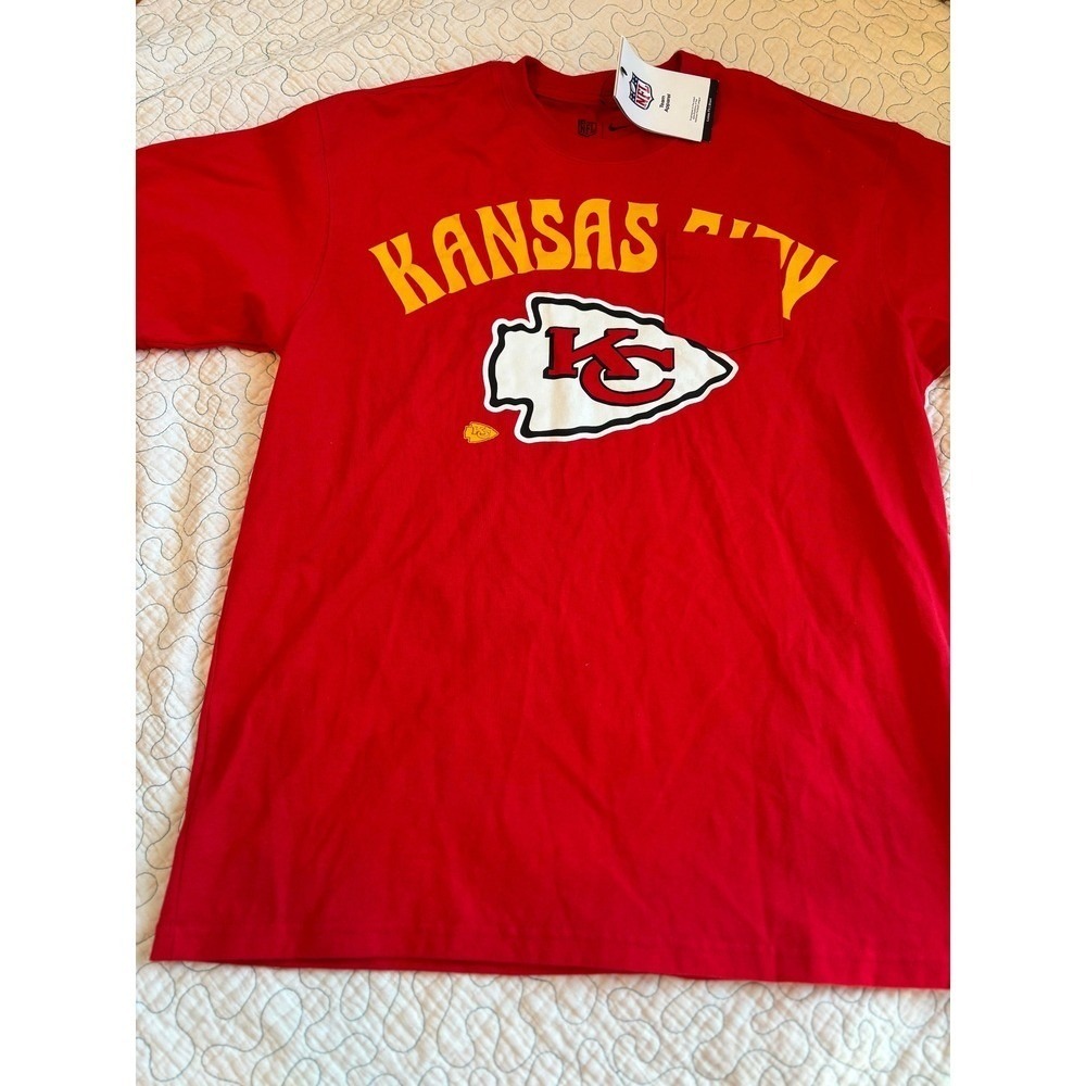 Nike Mens Kansas City Chiefs Short Sleeve Shirt Size Small